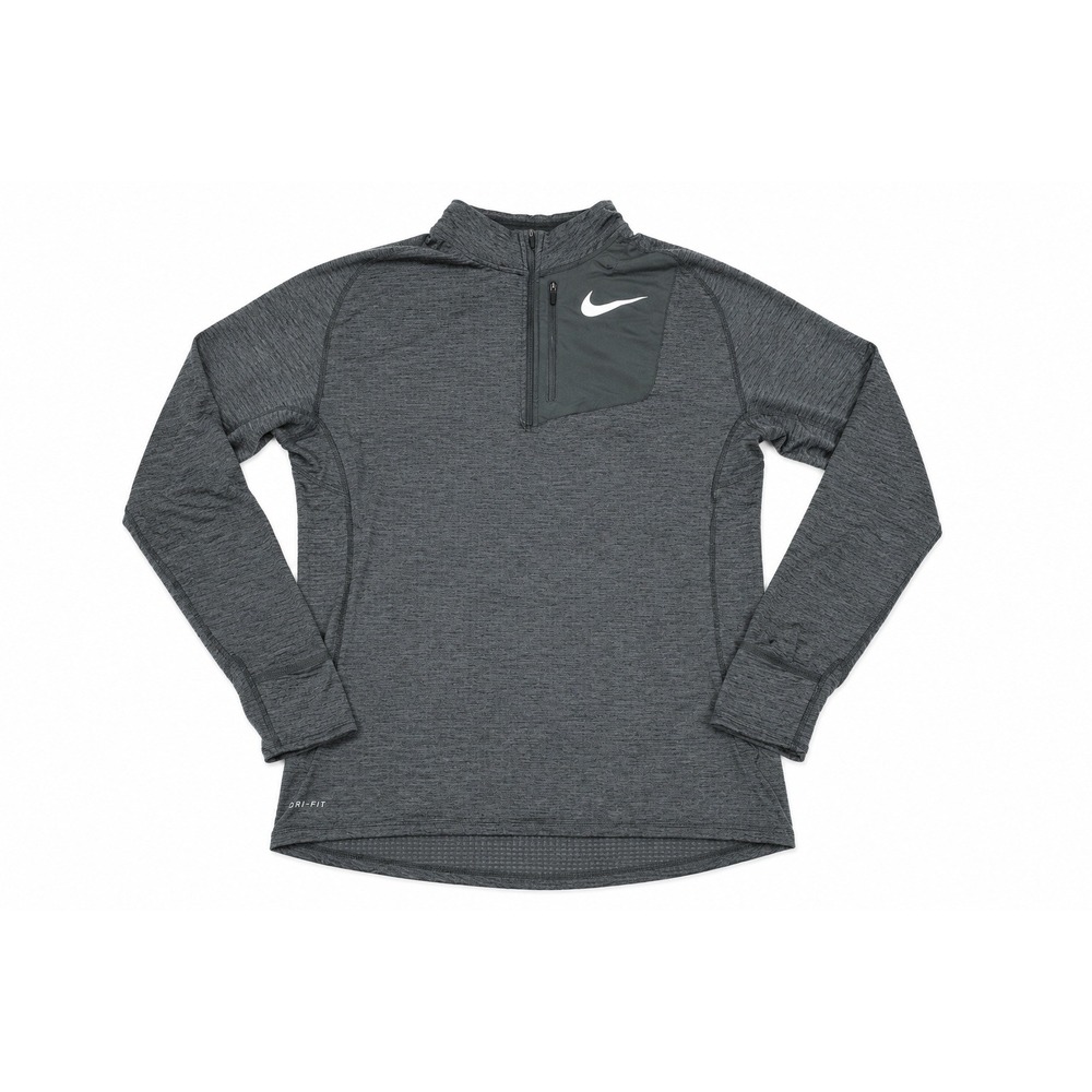 Nike‎ Therma-Sphere Element half-zip pullover Mens Large Olive Green Excellent